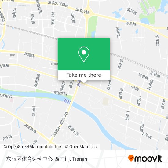东丽区体育运动中心-西南门 map
