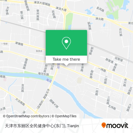 天津市东丽区全民健身中心(东门) map