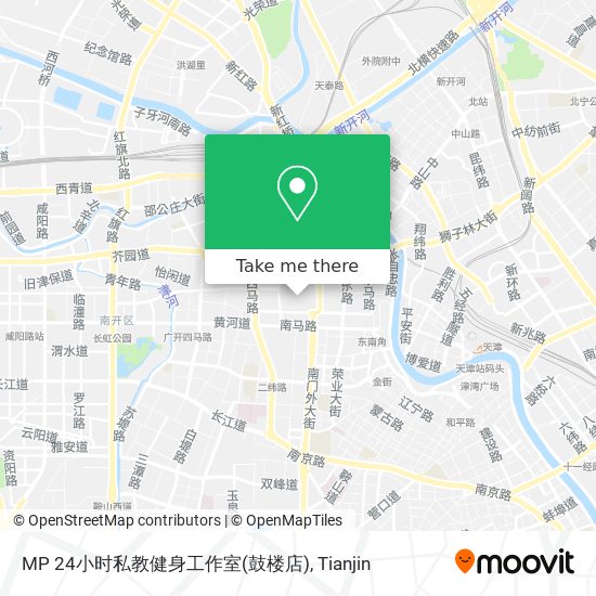 MP 24小时私教健身工作室(鼓楼店) map
