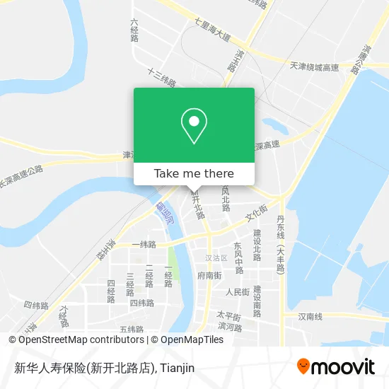 新华人寿保险(新开北路店) map