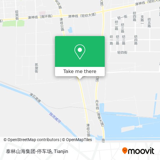 泰林山海集团-停车场 map