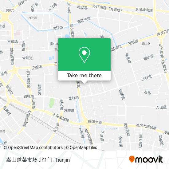 嵩山道菜市场-北1门 map