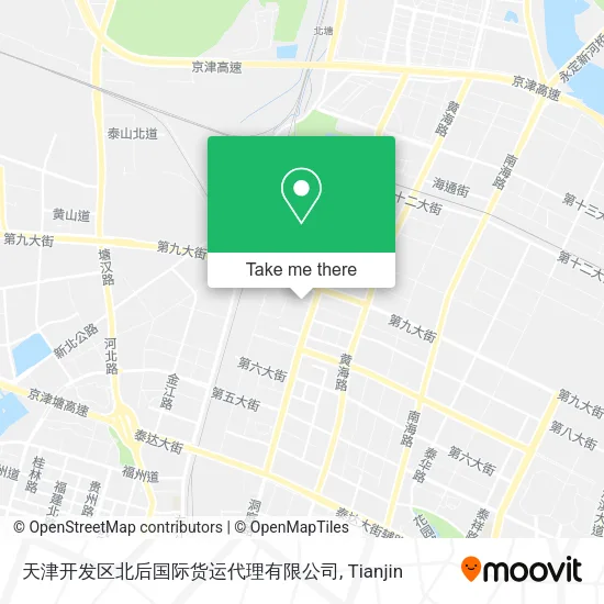 天津开发区北后国际货运代理有限公司 map