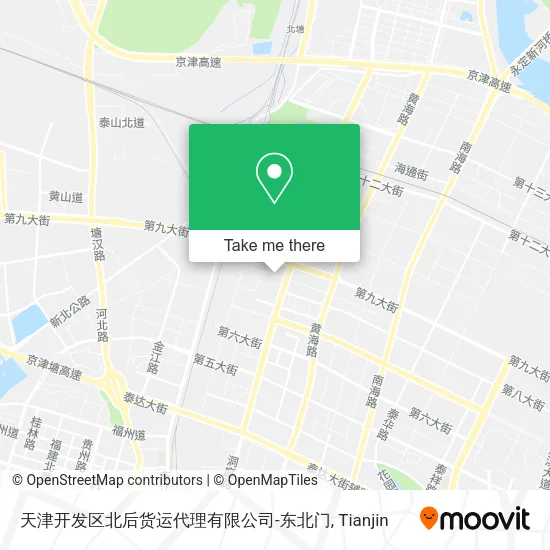 天津开发区北后货运代理有限公司-东北门 map