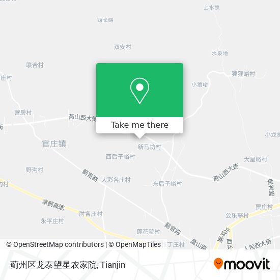 蓟州区龙泰望星农家院 map