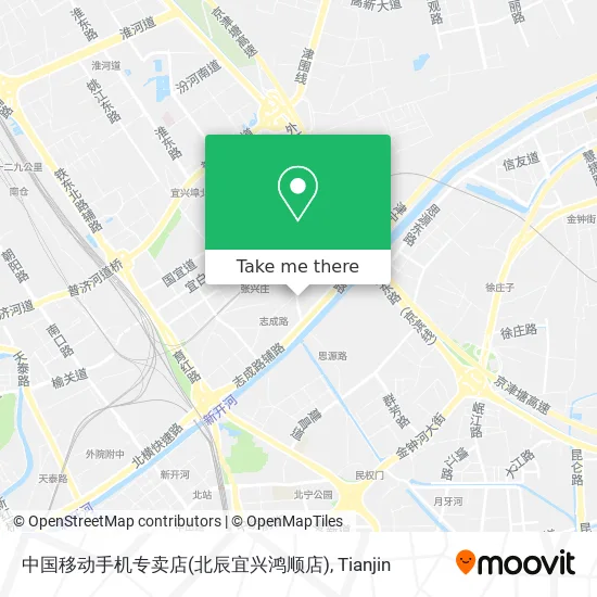 中国移动手机专卖店(北辰宜兴鸿顺店) map
