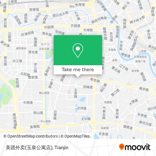 美团外卖(玉泉公寓店) map