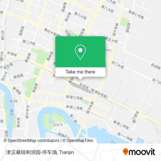 津滨藏锦和润园-停车场 map