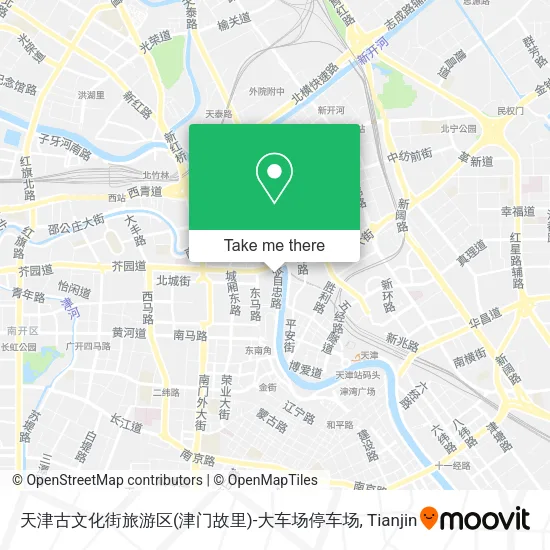 天津古文化街旅游区(津门故里)-大车场停车场 map