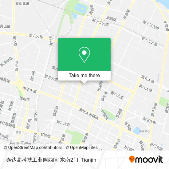 泰达高科技工业园西区-东南2门 map