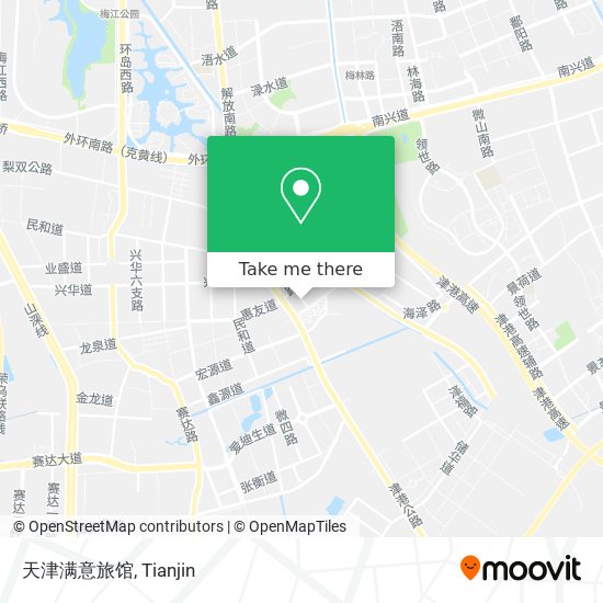 天津满意旅馆 map