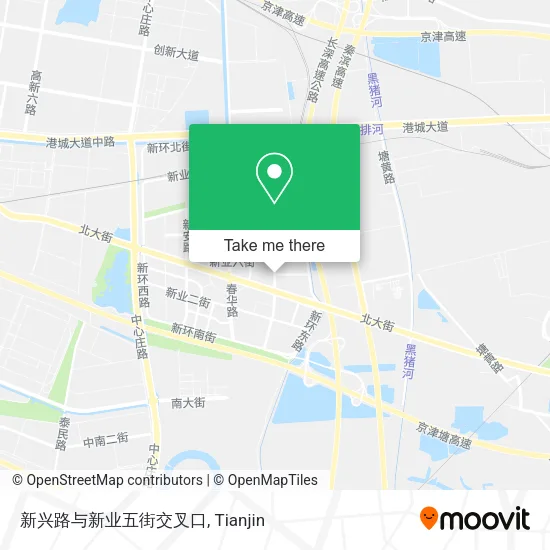 新兴路与新业五街交叉口 map