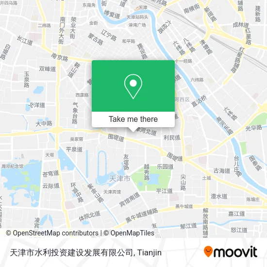 天津市水利投资建设发展有限公司 map