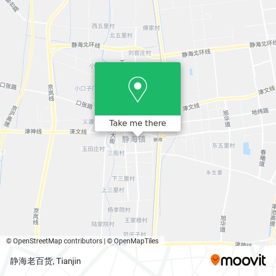 静海老百货 map