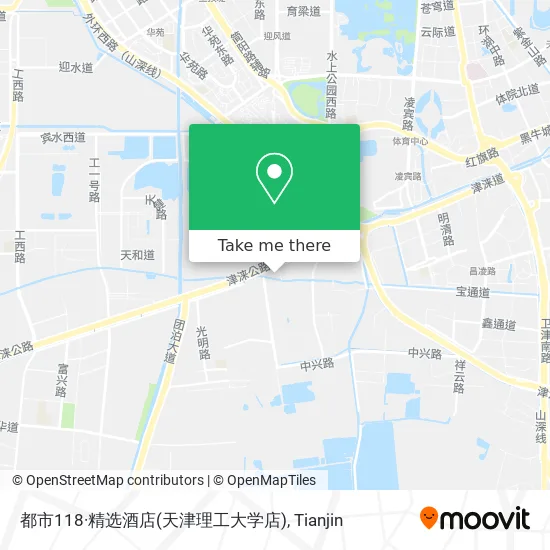 都市118·精选酒店(天津理工大学店) map