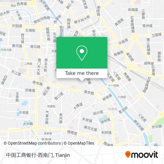 中国工商银行-西南门 map