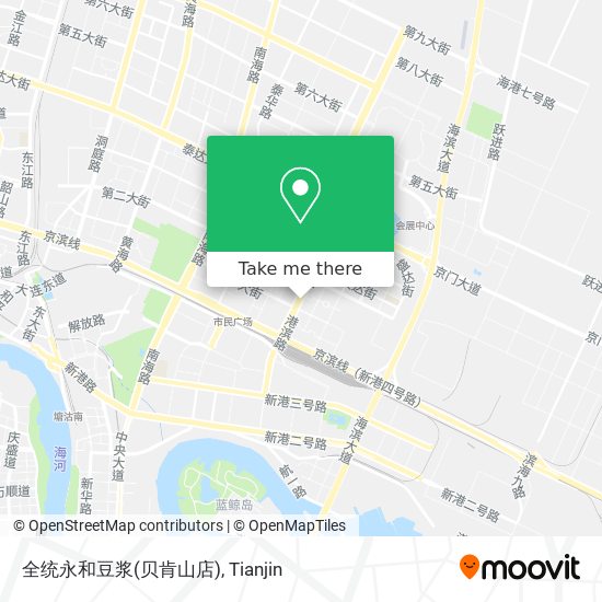 全统永和豆浆(贝肯山店) map