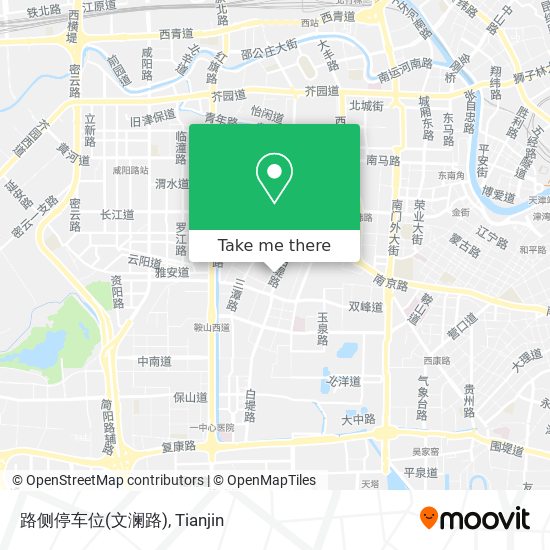 路侧停车位(文澜路) map