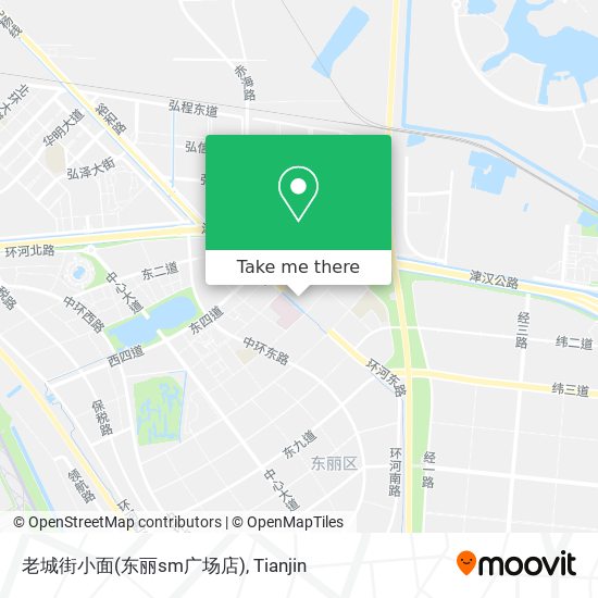 老城街小面(东丽sm广场店) map