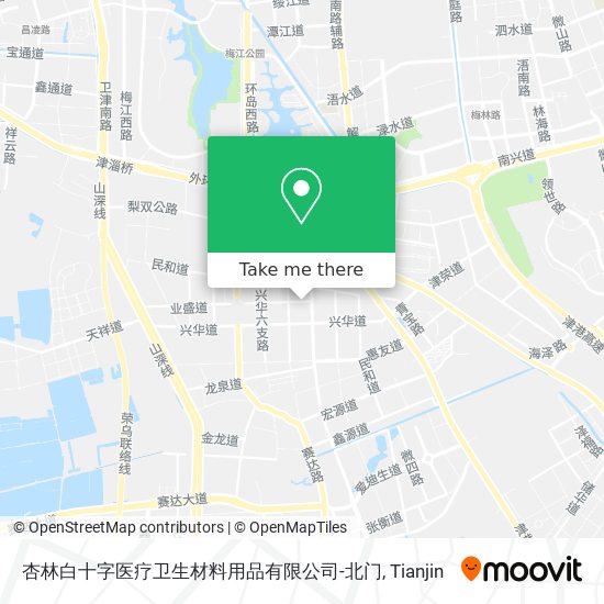 杏林白十字医疗卫生材料用品有限公司-北门 map