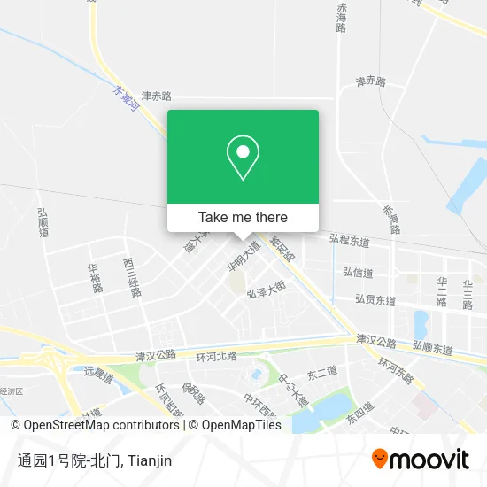 通园1号院-北门 map