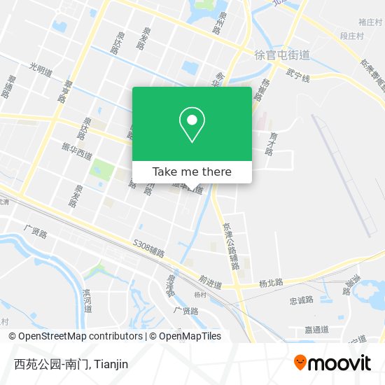 西苑公园-南门 map