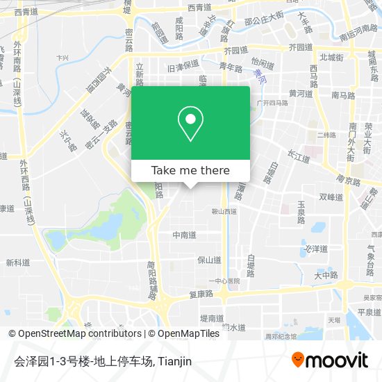 会泽园1-3号楼-地上停车场 map