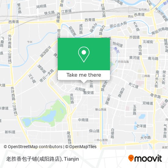 老胜香包子铺(咸阳路店) map