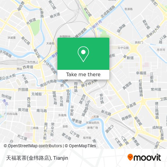 天福茗茶(金纬路店) map