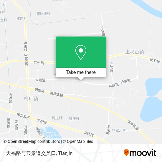 天福路与云景道交叉口 map
