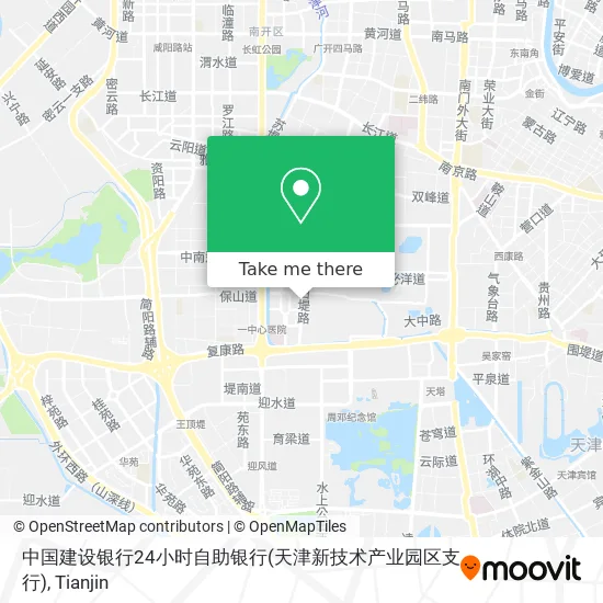中国建设银行24小时自助银行(天津新技术产业园区支行) map
