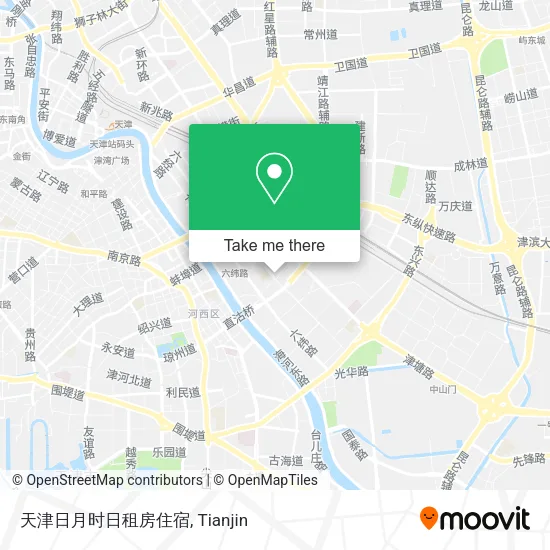 天津日月时日租房住宿 map