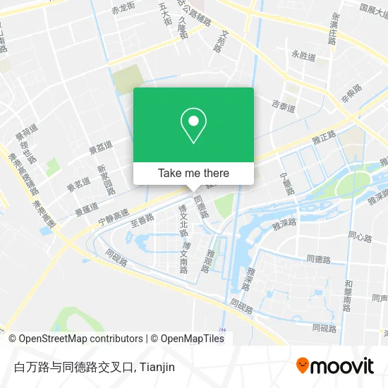 白万路与同德路交叉口 map