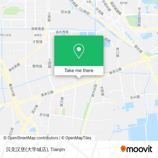 贝克汉堡(大学城店) map