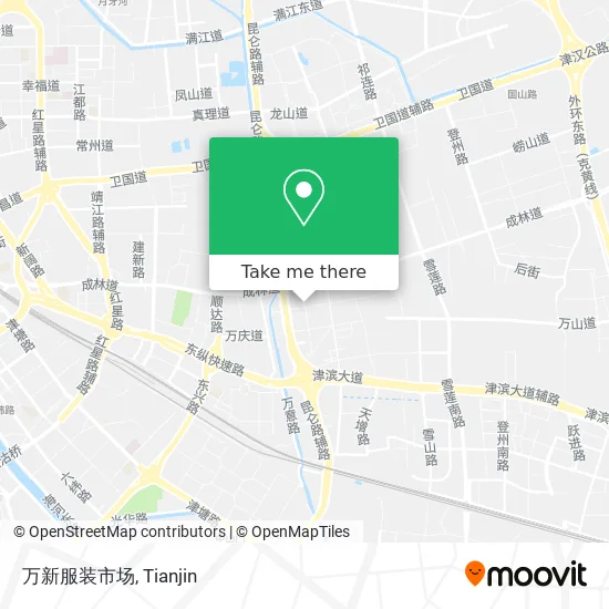 万新服装市场 map