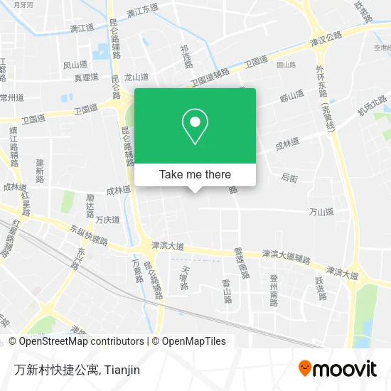 万新村快捷公寓 map