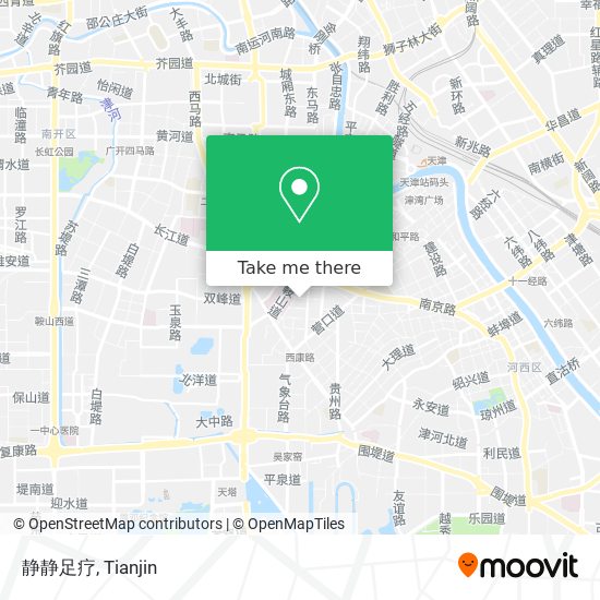 静静足疗 map