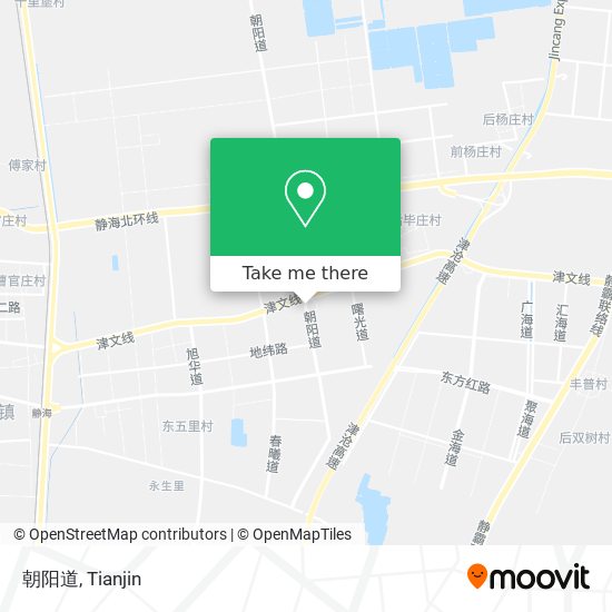 朝阳道 map