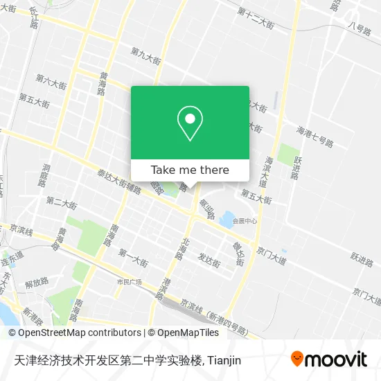 天津经济技术开发区第二中学实验楼 map