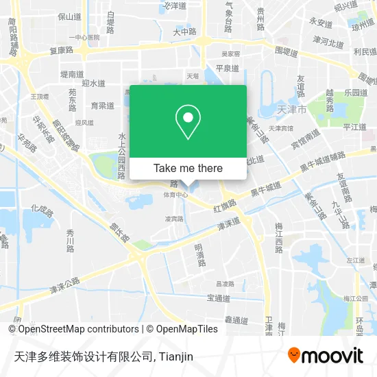 天津多维装饰设计有限公司 map