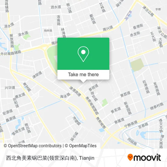 西北角美素锅巴菜(领世深白南) map