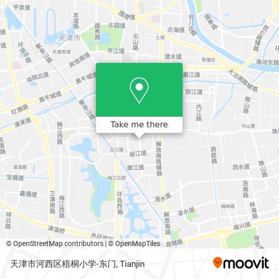 天津市河西区梧桐小学-东门 map