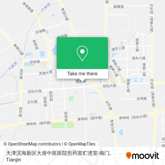 天津滨海新区大港中医医院煎药室贮渣室-南门 map