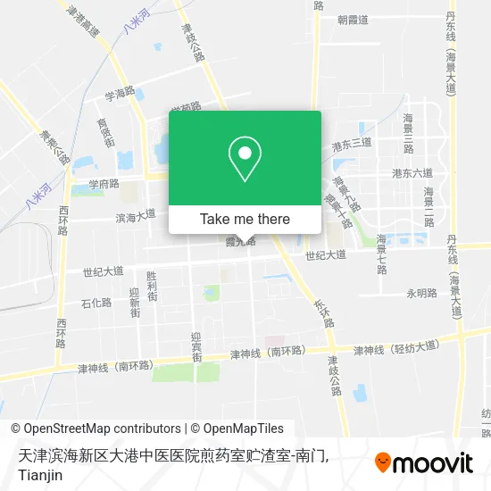 天津滨海新区大港中医医院煎药室贮渣室-南门 map