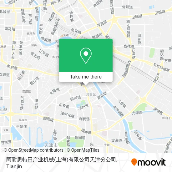 阿耐思特田产业机械(上海)有限公司天津分公司 map