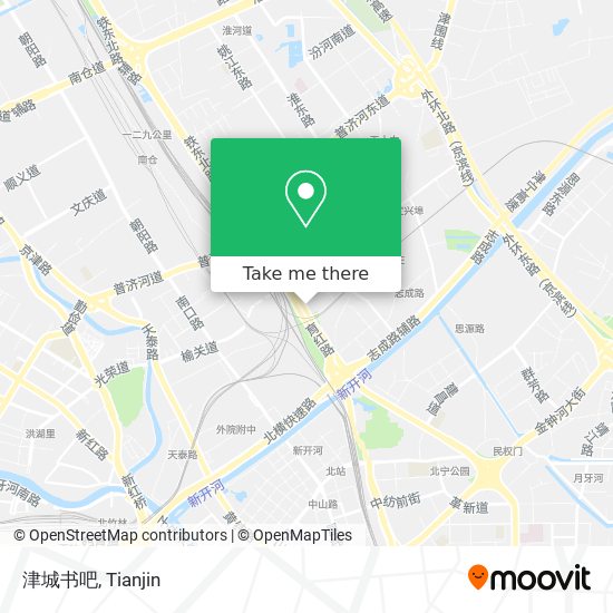 津城书吧 map
