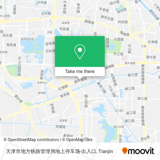 天津市地方铁路管理局地上停车场-出入口 map