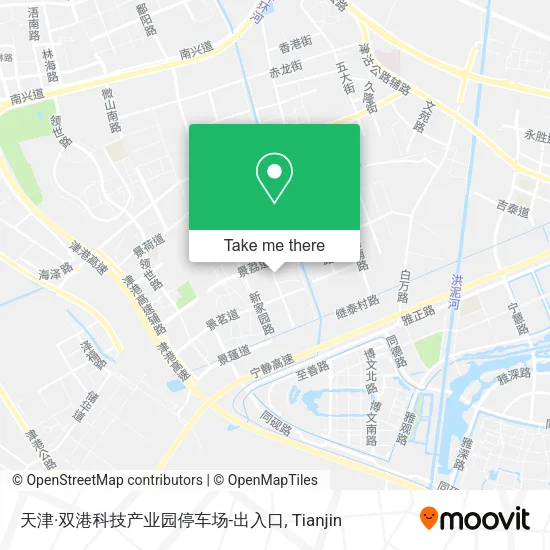 天津·双港科技产业园停车场-出入口 map