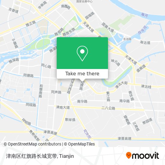 津南区红旗路长城宽带 map