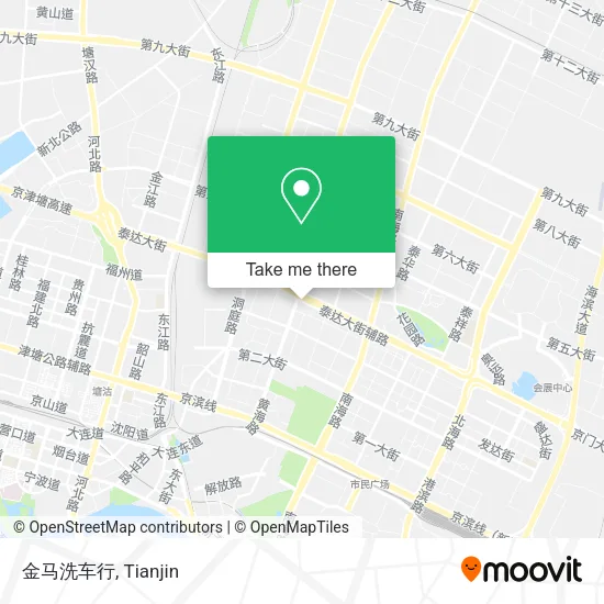 金马洗车行 map